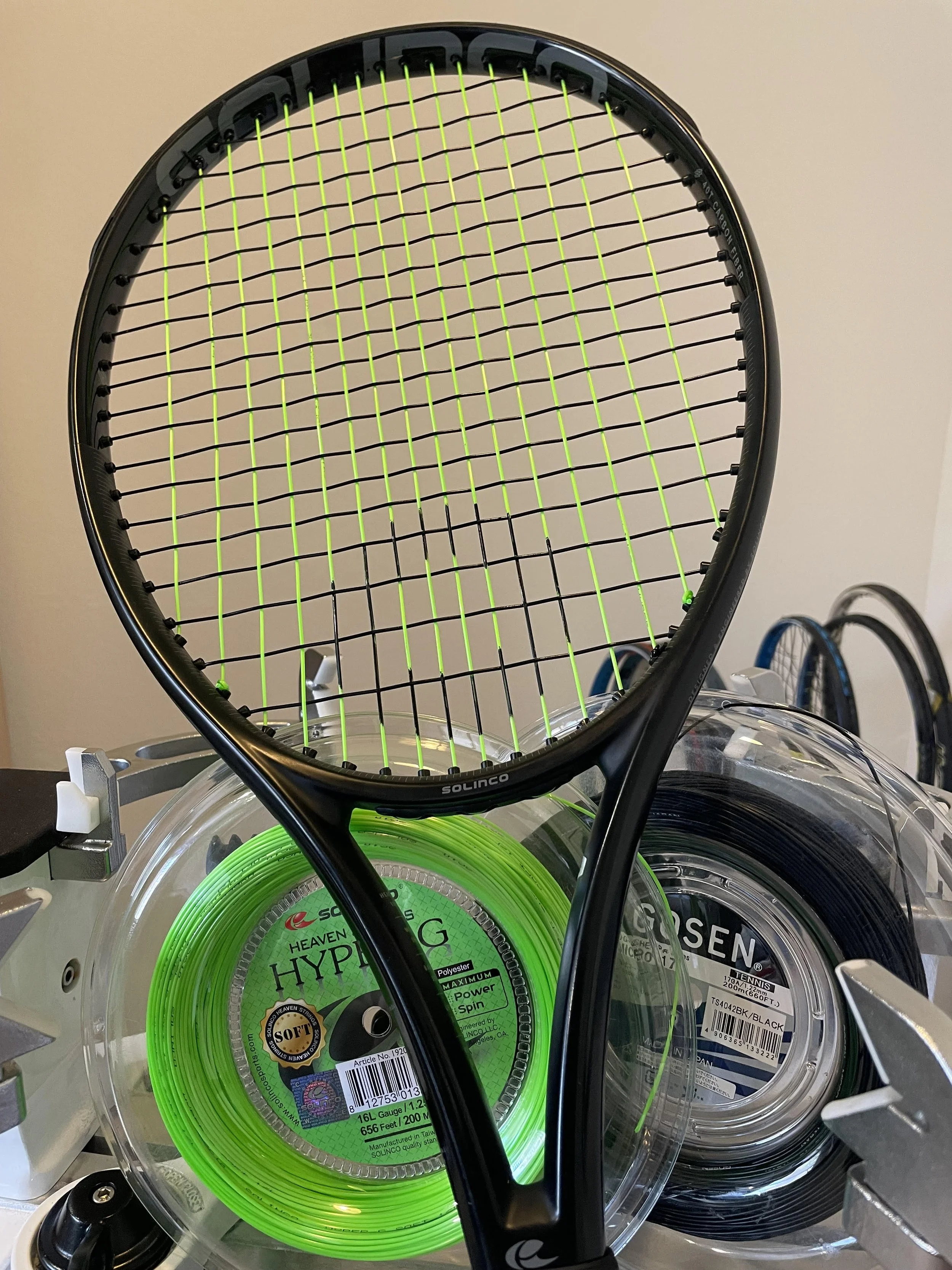 Control Tennis String Solinco Hyper-G Tennis String 4 Sets